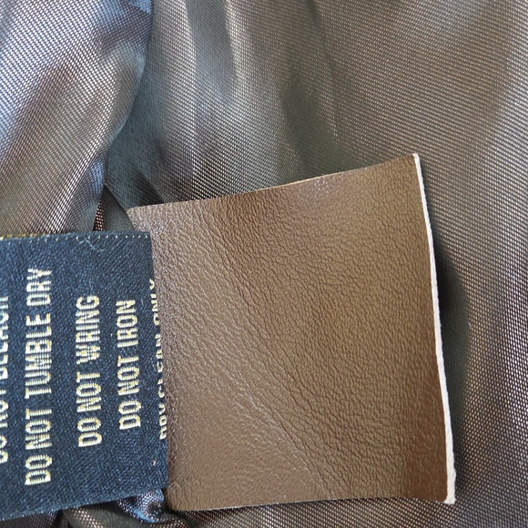 Women's Leather Exotica Brown Leather Blazer. Perfect Shade Of Brown! 🟤 Small - Picture 5 of 10